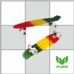 22 inch Rainbow plastic Cruiser Skateboard