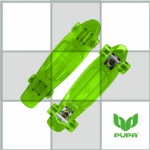 22 inch Transparent plastic Cruiser Skateboard