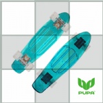 22 inch Transparent plastic Cruiser Skateboard