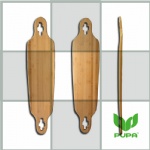 41.2*9.8 inch bamboo longboard deck