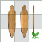 41.3*9.5 inch bamboo longboard deck