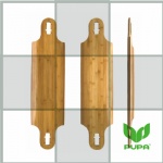 41.25*9.6 inch bamboo longboard deck
