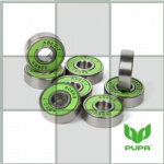 608RS Skateboard Bearing with silver ring