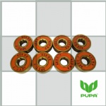 608RS Skateboard Bearing with gold titanium