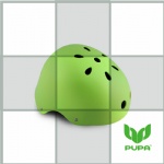 Green Skateboard helmet