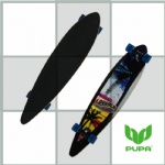 42*9 inch Pintail maple Longboard Complete
