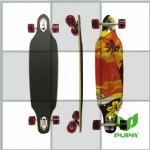 38*9.2 inch drop through longboard Complete for freeride