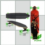 39*10 inch maple longboard Complete for downhill