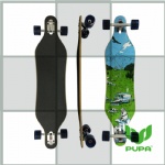 40*9.5 inch maple longboard Complete for freeride