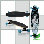 39*9.2 inch maple longboard Complete for freeride