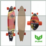42*9 inch fishtail longboard Complete for freeride