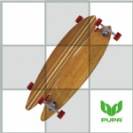 44*9.5 inch pintail bamboolongboard for freeride