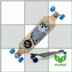 41.5*9.8 inch maple longboard for downhill