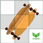 41*9.25 inch maple longboard for freeride