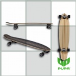 43*9.75 inch maple longboard for Cruiser