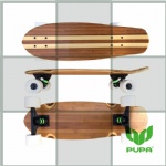 24.6*7.5 inch bamboo skateboard for cruiser