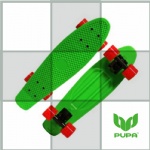22 inch plastic Cruiser Skateboard Green