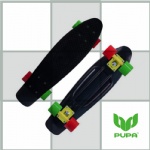 22 inch plastic Cruiser Skateboard Black